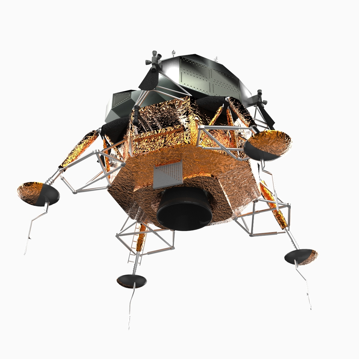 apollo lunar module lander 3d model