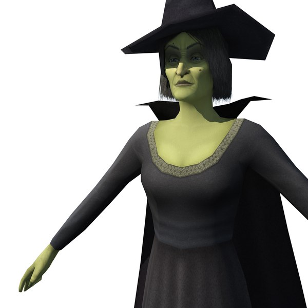 ready witch character 3d max