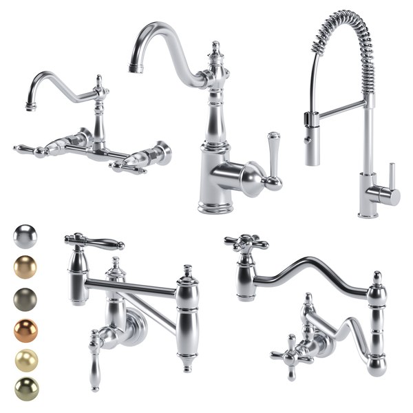 3D KINGSTON Kitchen Faucets TurboSquid 1877996   01 