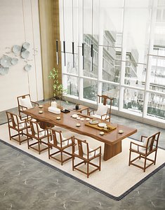New Chinese Style Tea Room Furniture Set