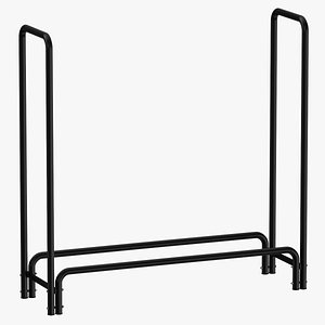 Firewood Holder Type 01 Empty and Full