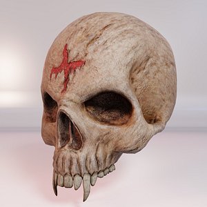 3D Demon Skull model