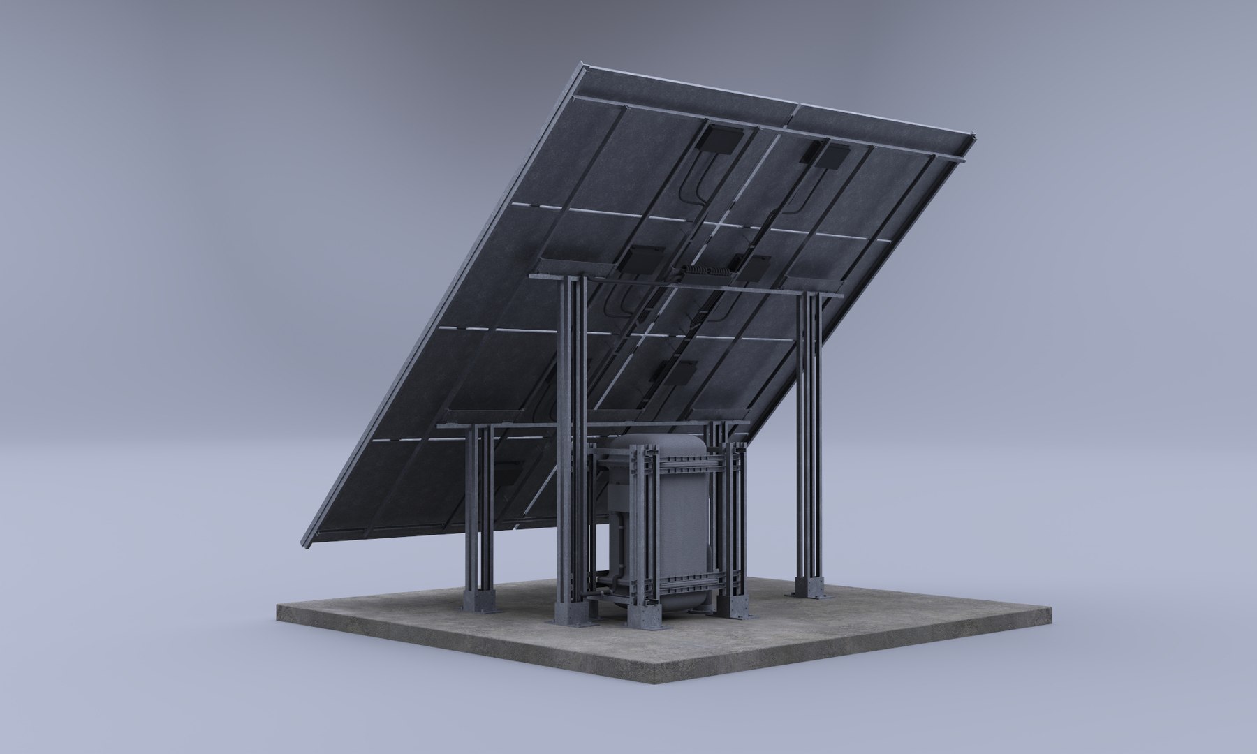 3D Large Solar Panel - TurboSquid 2037382