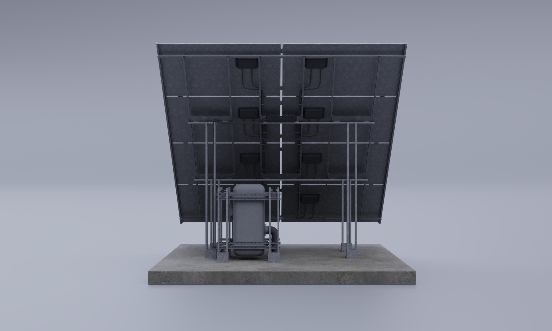 3D Large Solar Panel - TurboSquid 2037382