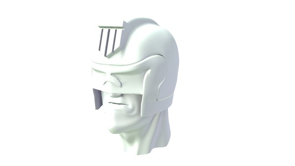 judge dredd head 3d lwo
