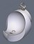 Unisex (female) urinal