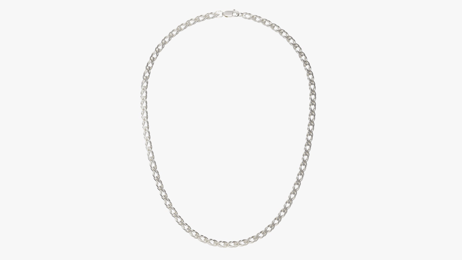 3D chain necklace model - TurboSquid 1650975