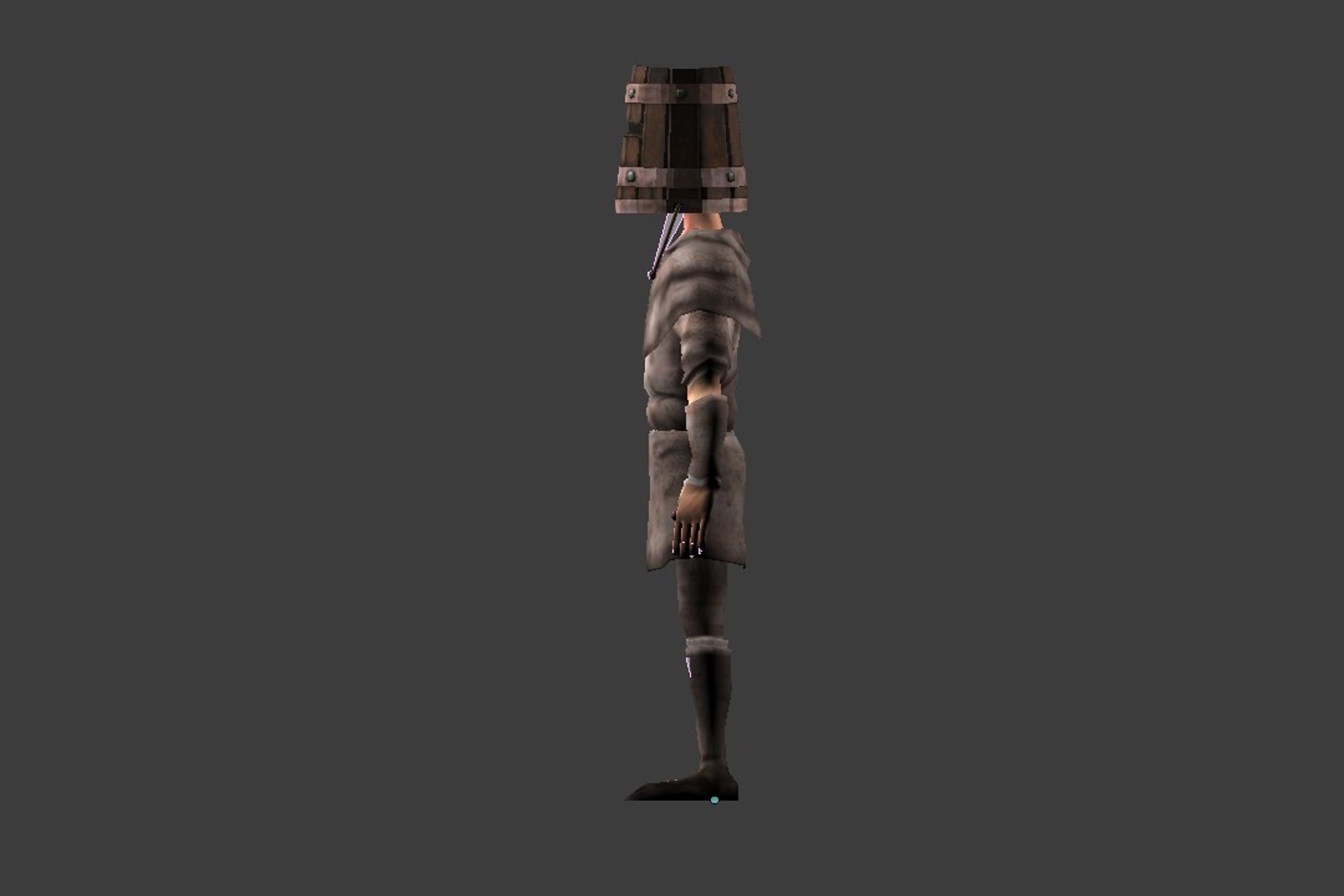 Ready Character Bucket 3d 3ds