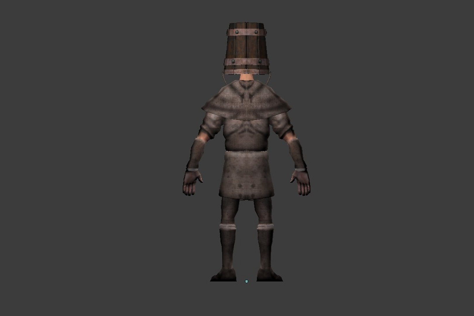 Ready Character Bucket 3d 3ds