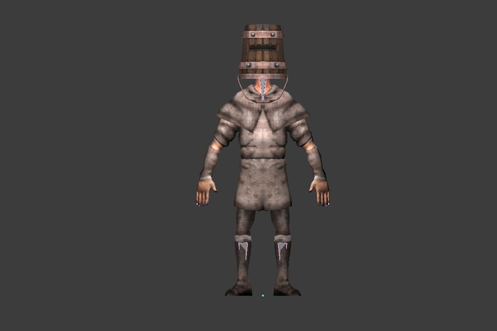 Ready Character Bucket 3d 3ds