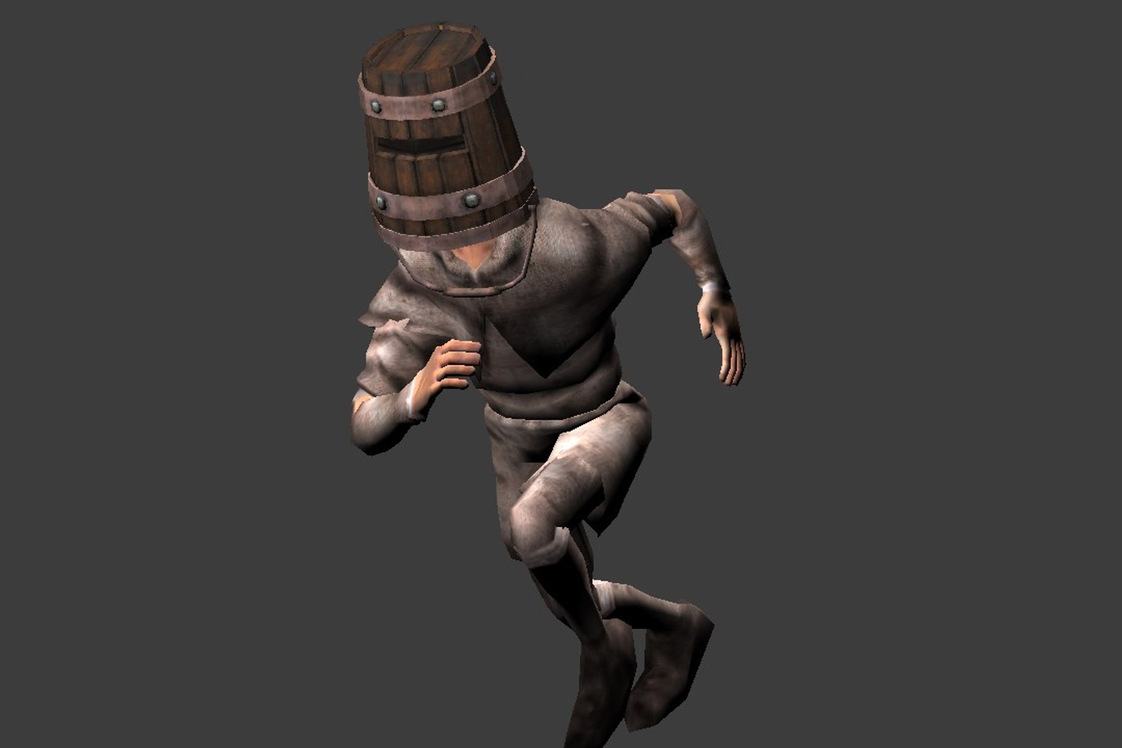 Ready Character Bucket 3d 3ds
