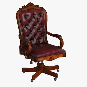 3ds max leather chair