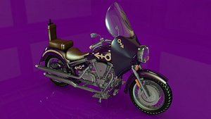 3d purple rain bike prince