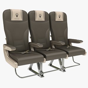 airplane chair 3D