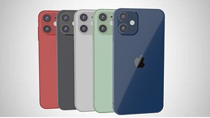 apple iphone 12 mini 3D model