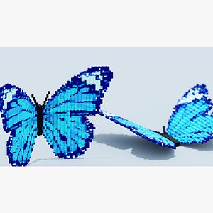 Blue Butterfly 3D model