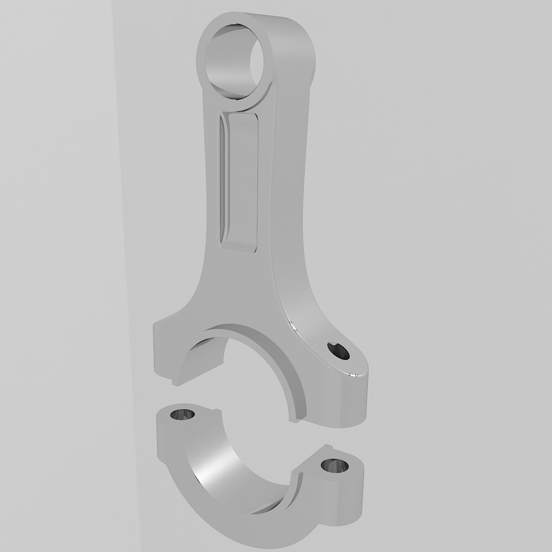 3D Connecting Rodpiston Model TurboSquid 1548292