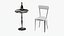 3D model chair and table