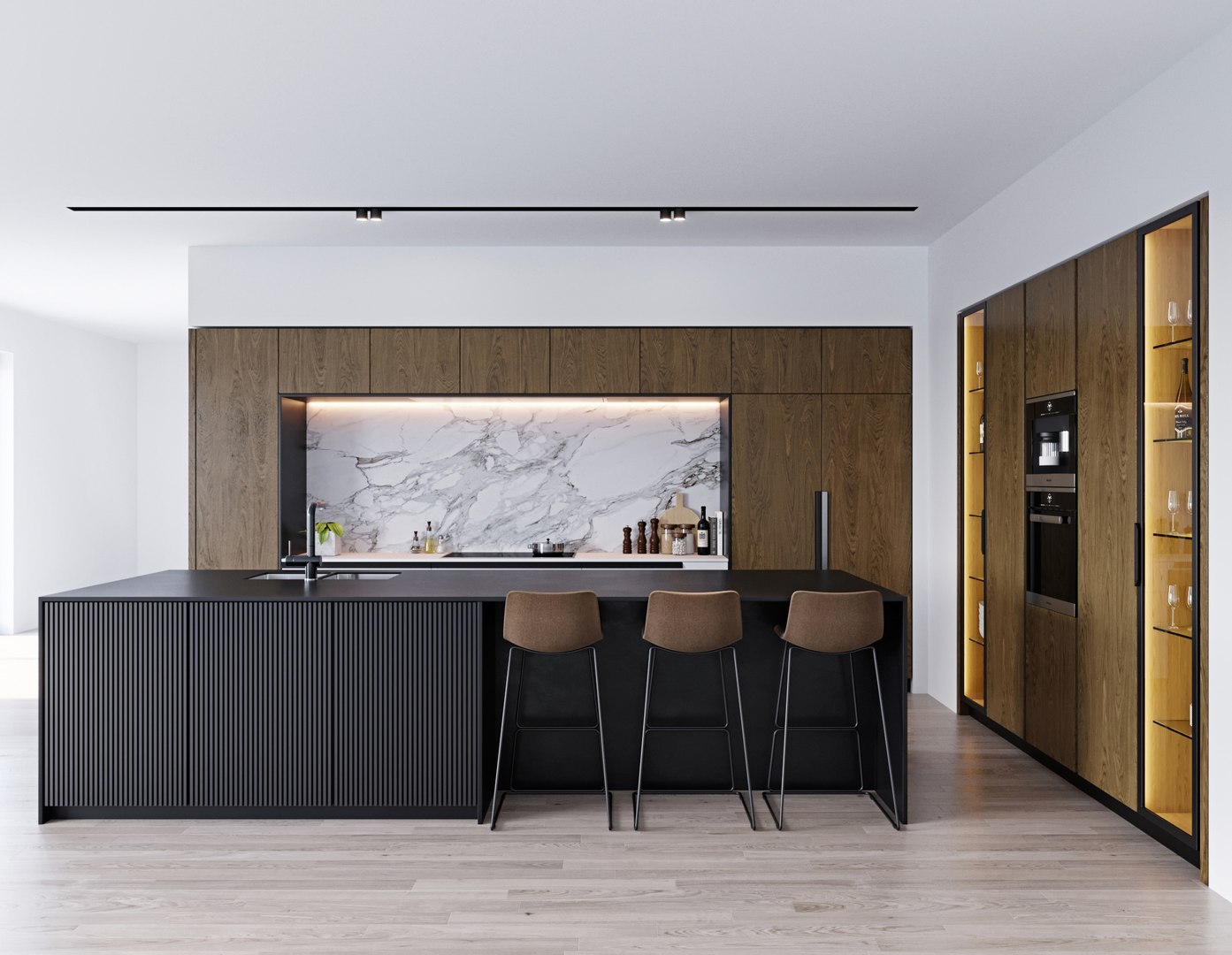 Kitchen Wine Interior 3D - TurboSquid 1673791