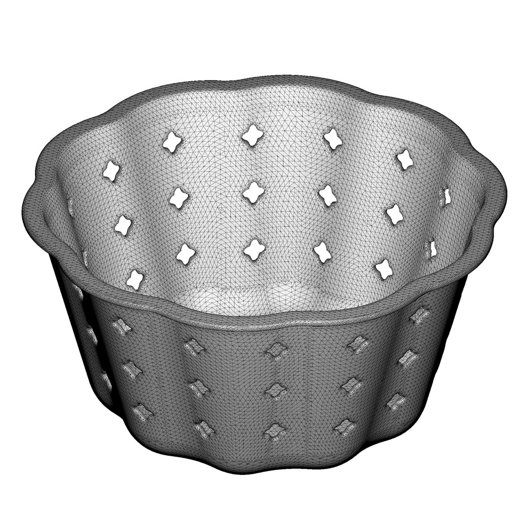 Plastic Fruit Basket Model TurboSquid 2142361