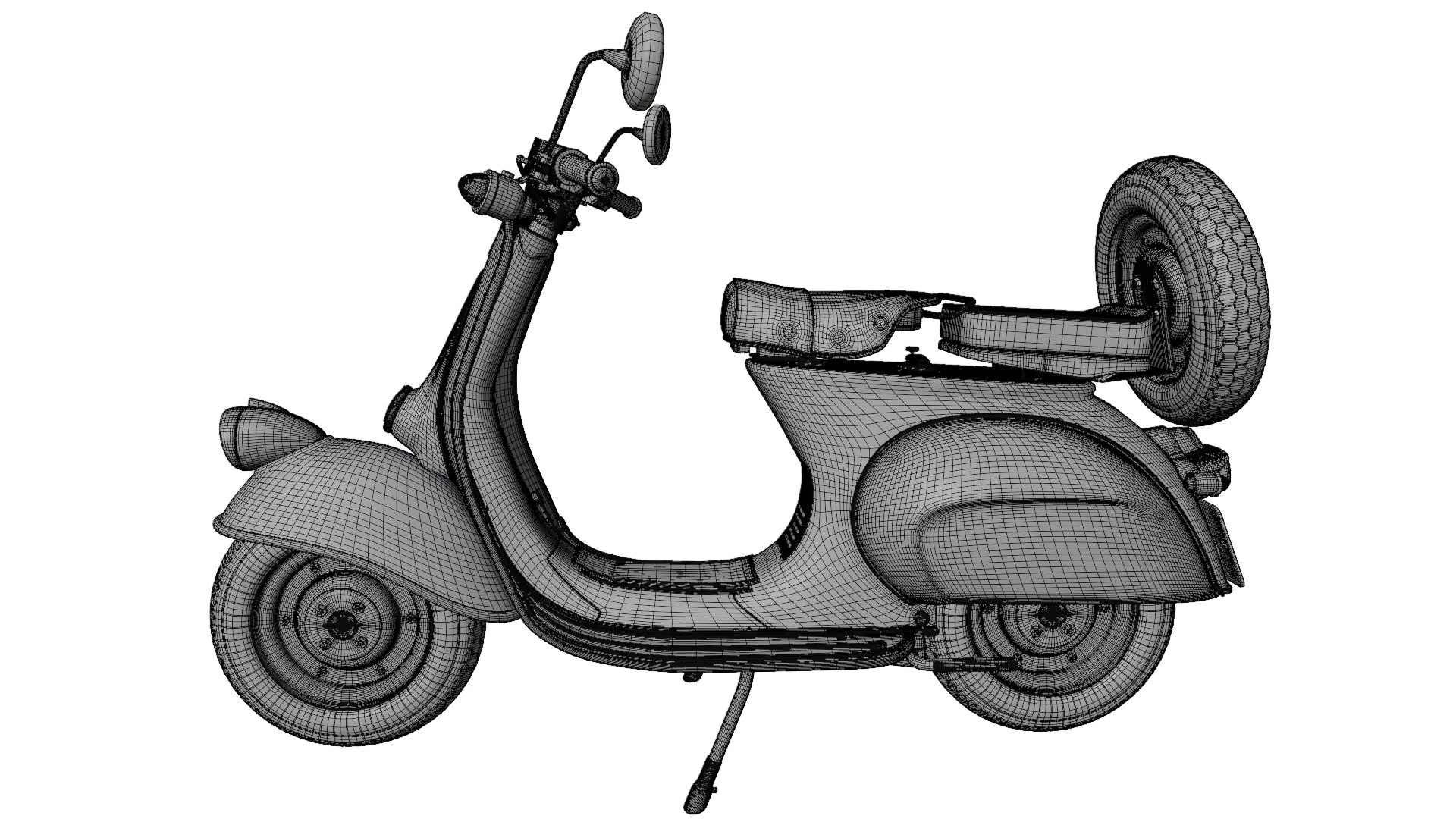 Vespa Scooter 3D - TurboSquid 2238071