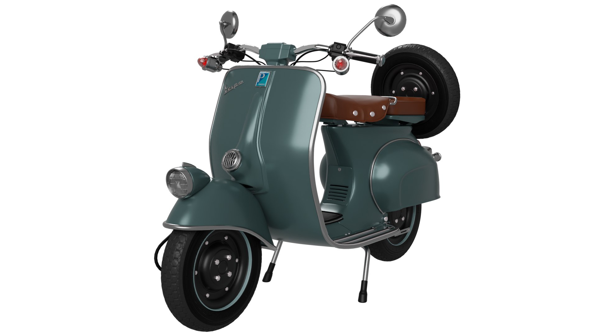 Vespa Scooter 3D - TurboSquid 2238071