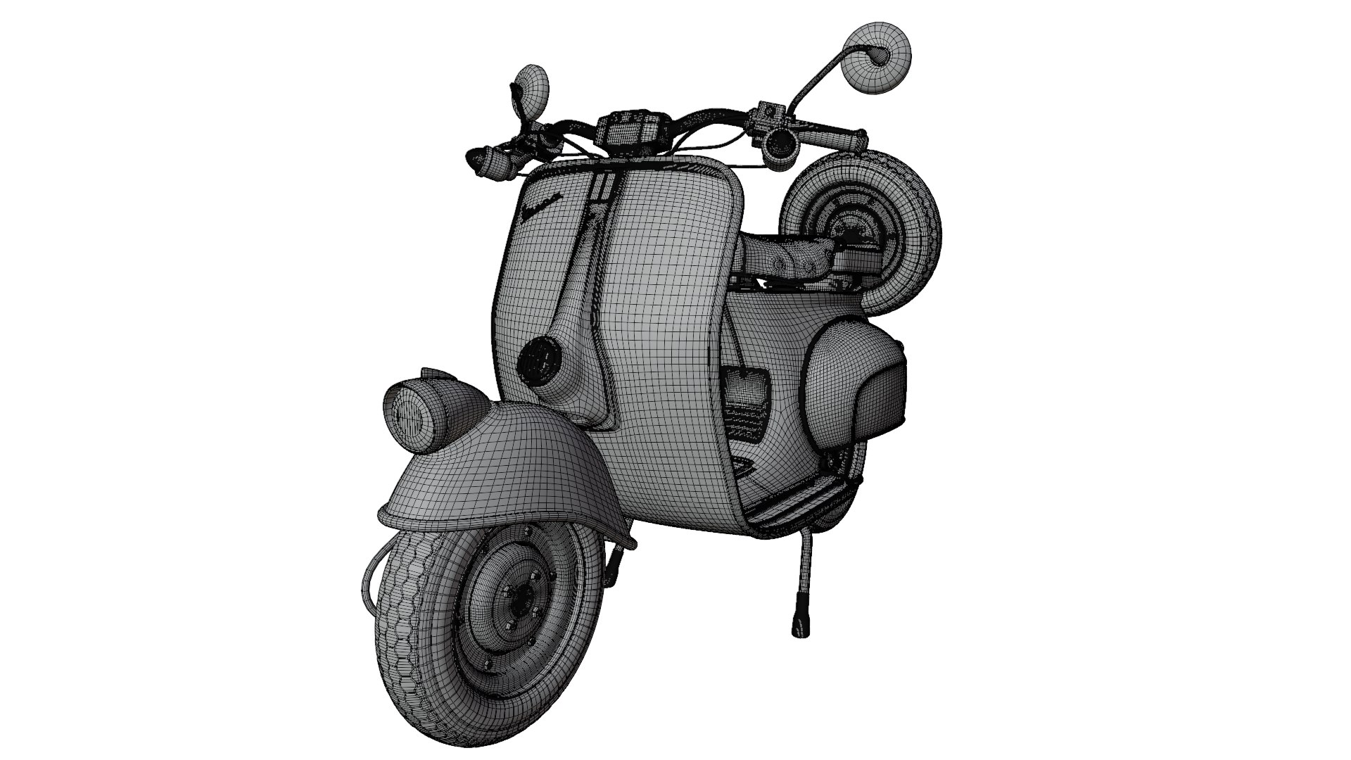 Vespa Scooter 3D - TurboSquid 2238071