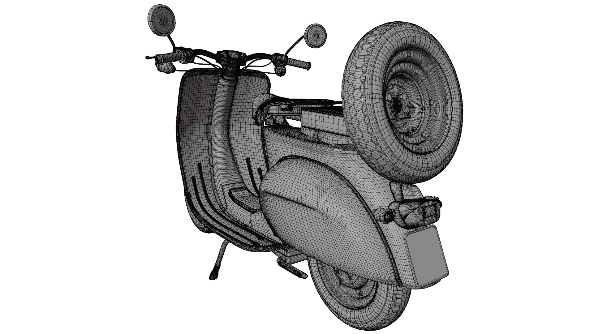 Vespa Scooter 3D - TurboSquid 2238071