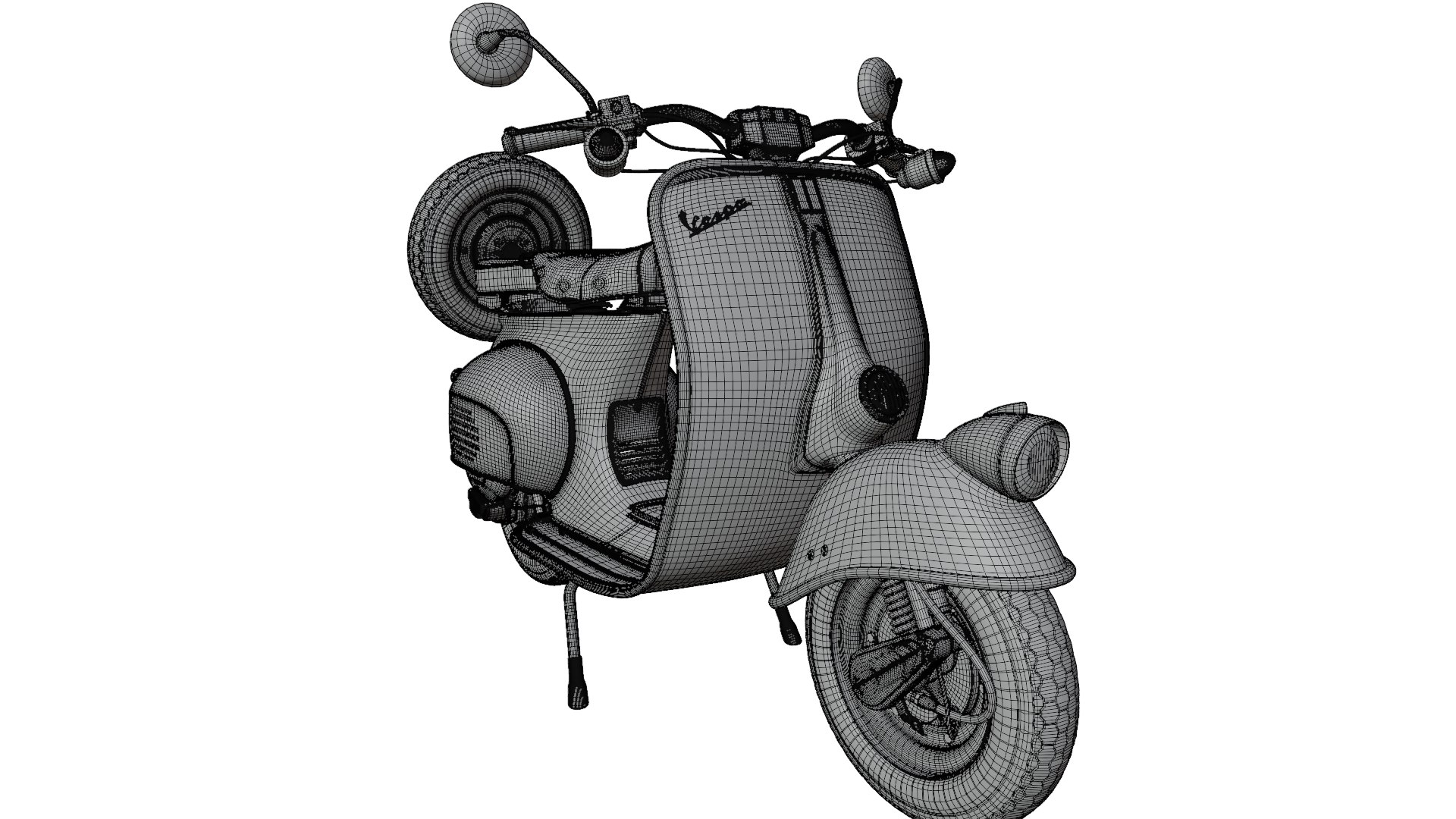 Vespa Scooter 3D - TurboSquid 2238071