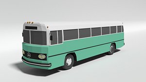 retro bus 3D model