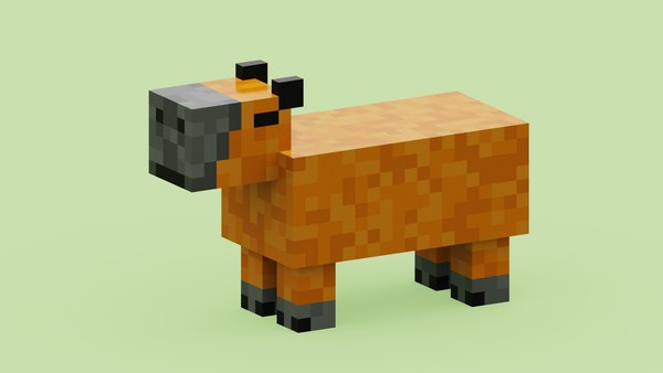 Пин от пользователя Mia Belt на доске Capybara  Капибара, Minecraft  создания, Доисторический