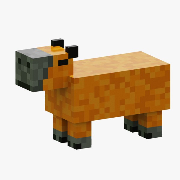 Minecraft Capybara - 3D model by KaerthModels (@KaerthModels