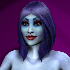 Alien Women Character Collection Rigged