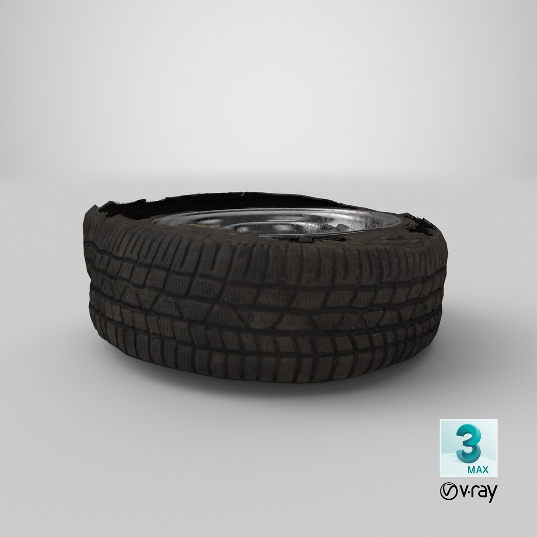 Damaged Tire 3D https://p.turbosquid.com/ts-thumb/LD/qTdcWA/Pz/stemcell_max_vray_render/png/1654064128/1920x1080/fit_q87/9d6d2dcb678b9048fffa0ec88b75df30dff0ad71/stemcell_max_vray_render.jpg