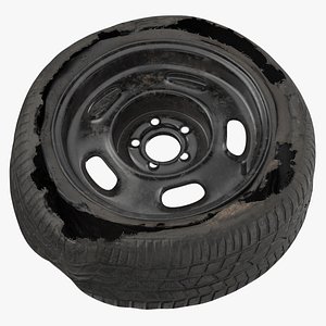 Damaged Tire 3D