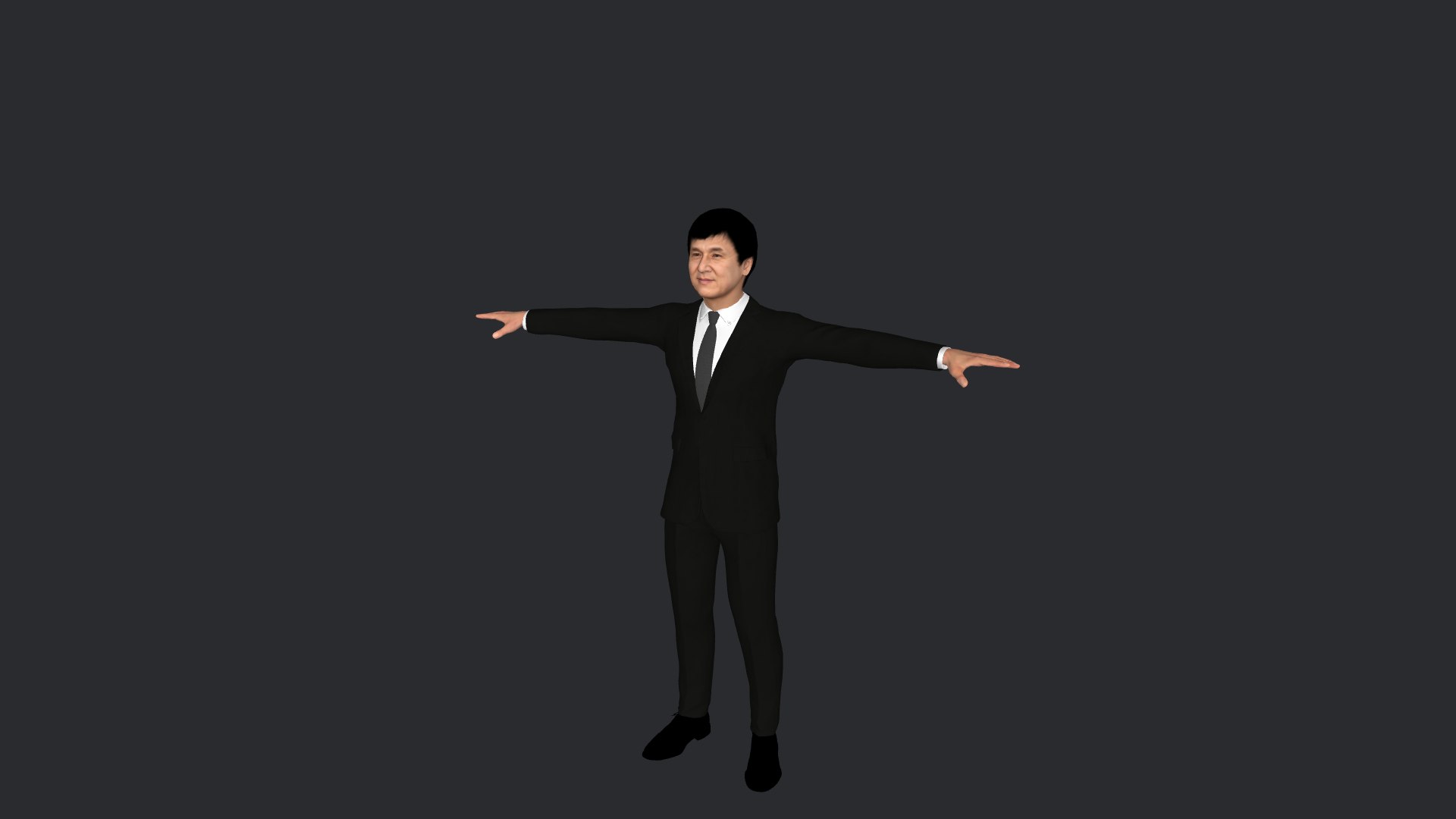 3D Jackie Chan Hyper Realistic Full Body Fully Rigged 3D Character ...