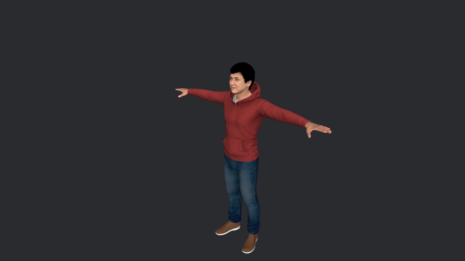 3D Jackie Chan Hyper Realistic Full Body Fully Rigged 3D Character ...