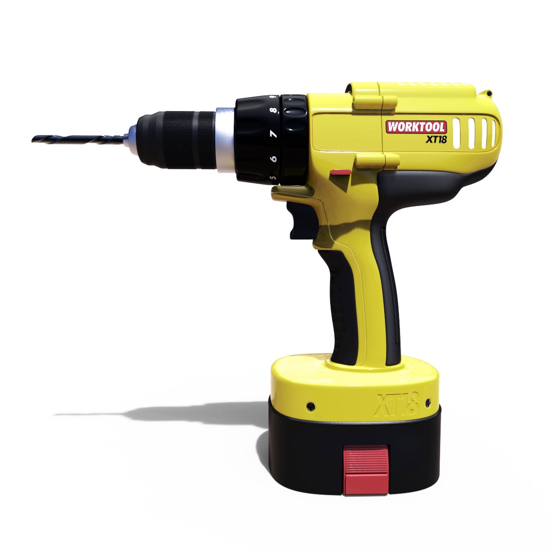 3d Generic Cordless Drill