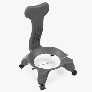 Gaiam Chair Grey Empty