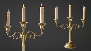 Antique Candle Stand model
