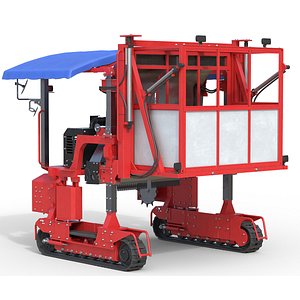Ochiai OHC-W Tea Harvesting Machine 3D