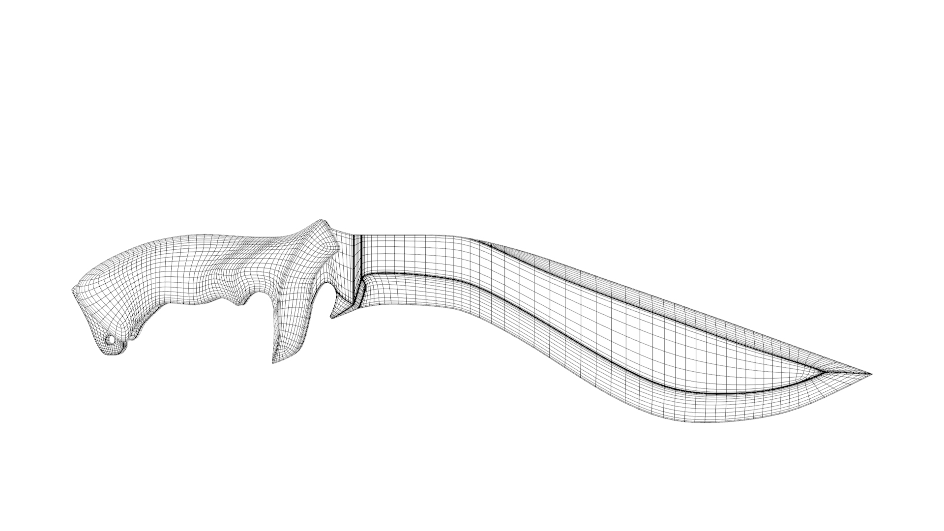 Kukri Machete 3D Model FREE Downalod  Sketch Overflow