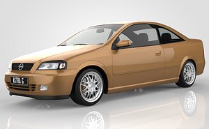 3D Opel Astra G Coupe Bertone model