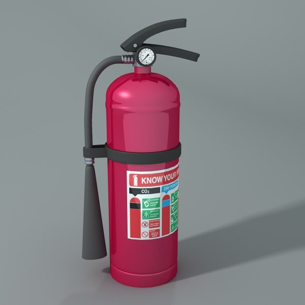 extinguisher 3d obj