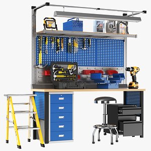 Detailed Full Workbench With All Tools