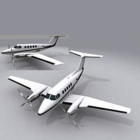 beechcraft kingair B200 dwg