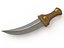 3d model jambia knife