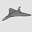 3d vulcan xh558 model