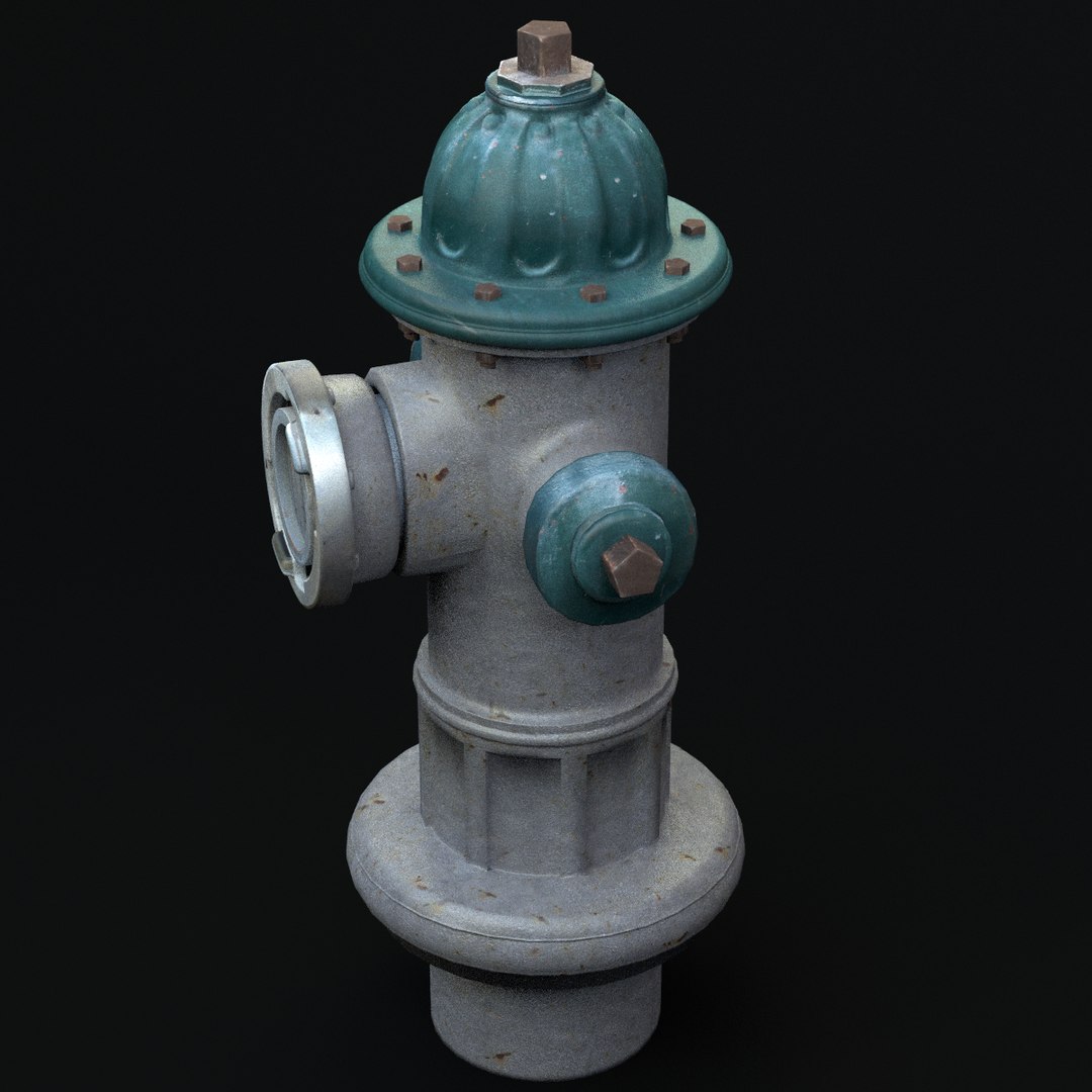 3d Model Of Hydrant