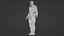Personaggio 3D in tuta tattica da agente stealth maschile